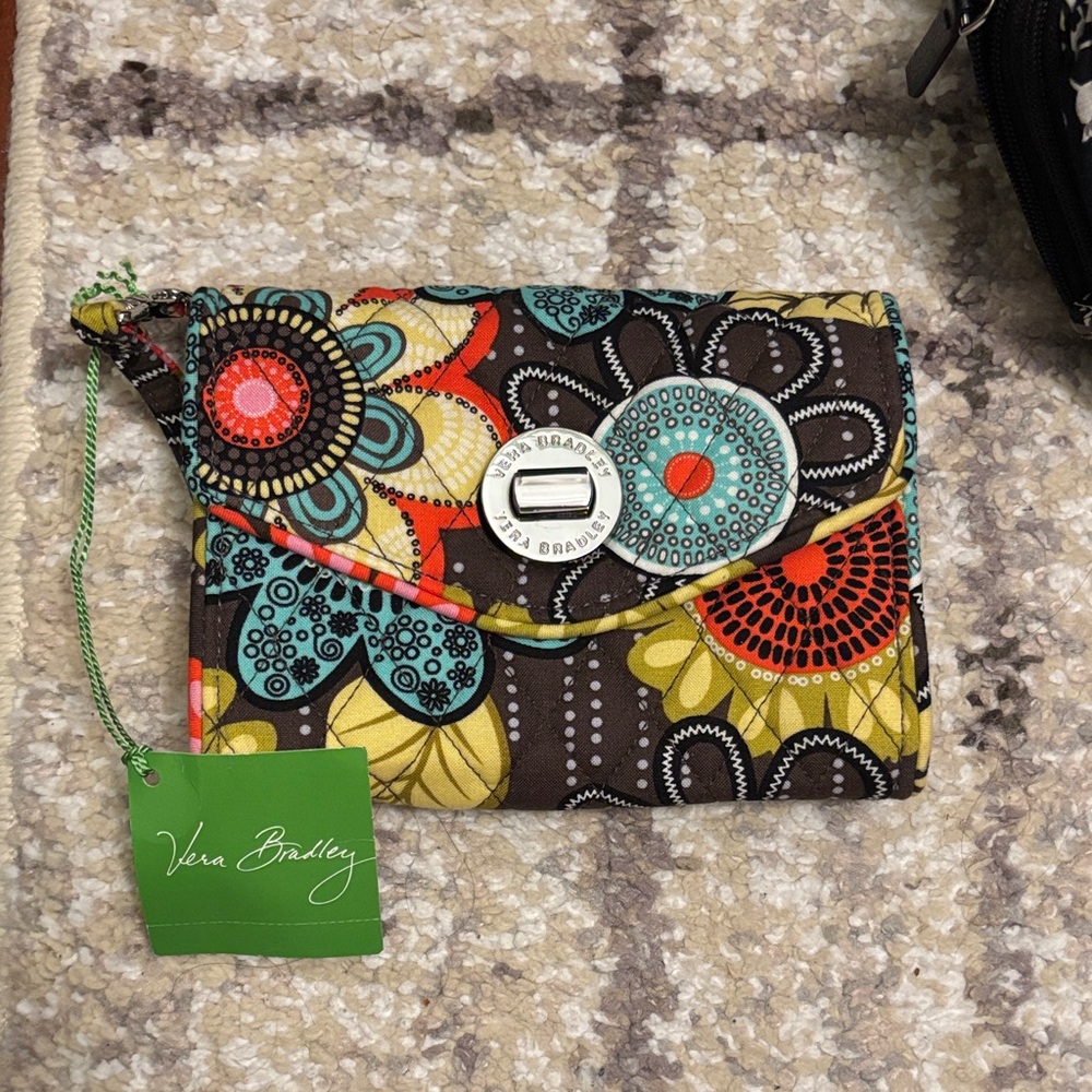 Vera Bradley Colorful Floral Clutch